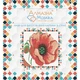Алмазная мозаика для детей Красный мак UA-023 20х20см Красный мак 11 цв, квадратные, - изображение 1