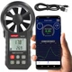 Анемометр крыльчатый USB, Bluetooth 0,3-30м/с, -10-45°C WINTACT WT87B - изображение 1