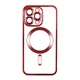 Чохол TPU Metallic Full Camera with Magsafe для iPhone 11 Red - изображение 1