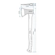 Сокира 1000 г, ручка з фібергласу INTERTOOL HT-0263 - изображение 11
