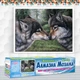 Алмазная мозаика Влюбленные волки DM-271 50х40см Полная зашивка. Набор алмазной вышивки - изображение 2