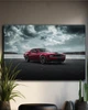 Картина з машиною - Dodge Challenger Red - 30х40 см - зображення 6