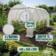 Теплица парник PlantBox (400х250х200 см, 10м2, армированная плёнка UV-4, оцинкованный металл) - изображение 1