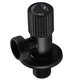 Кран кутовий кераміка SOLOMON EXCLUSIVE 1/2″X3/4″ 989 BB (BLACK/BLACK) ( 1шт.) - зображення 5