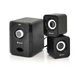 Колонки для комп'ютера Kisonli U-2900 2.1 роз'єм USB /3.5mm Black - зображення 1