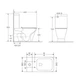 Унитаз-компакт Qtap Cardinal Ultra Quiet безободочный с сиденьем Soft-close QT04222168AUQ3W - изображение 2