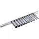 Набор головок длинных на планке TOPTUL 1/4" 12ед. 4-13мм GAAQ0802U - изображение 2