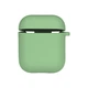 Чехол Silicone Case с микрофиброю для Airpods 1 / Airpods 2 Spearmint - изображение 1