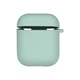 Чехол Silicone Case с микрофиброю для Airpods 1 / Airpods 2 Sea blue - изображение 1