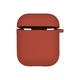 Чехол Silicone Case с микрофиброю для Airpods 1 / Airpods 2 Red - изображение 1