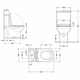 Унитаз напольный Qtap Evia Ultra Quiet 630×350×795 мм с сиденьем Soft-close, White QTEVI27W49258 - изображение 2
