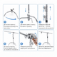 Професійна C-Stand стійка журавель Profi-Light 330 см (до 12 кг) - зображення 6