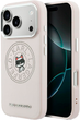 Etui Karl Lagerfeld Point & Choupette Sketch MagSafe do Apple iPhone 17 Pro Pink (3666339604134) - obraz 1