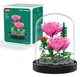 Конструктор Pink Roses Серия Flower Flask Цветок в колбе Розовые розы 397 деталей - изображение 3
