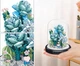 Конструктор Blue Roses Серия Flower Flask Голубая роза под куполом 522 деталей - изображение 3