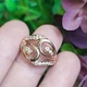 Кольцо Xuping Jewelry размеры:17 ширина 1.9см медицинское золото позолота 18К 8450 - изображение 2