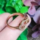 Кольцо Xuping Jewelry размеры:17 медзолото позолота 18К 8294 - изображение 4