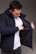 Куртка чоловіча демісезонна з капюшоном 2XL синя (5011711s4) - зображення 5
