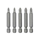 Комплект викруткових насадок PH1, PH2, PZ1, PZ2 1/4" * 50мм, ACR, S2, уп. 5од., STORM INTERTOOL VT-0205 - зображення 3