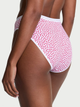 Женские трусики Victoria's Secret (26725598664) Stretch Cotton High-Leg Brief L белые - изображение 2