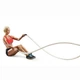 Канат тренировочный для кроссфита 9м Battle Rope White WCG 50мм 13 кг боевой с ручками для дома и спортзала - изображение 3
