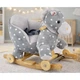 Конячка-качалка 2 в 1 LeanToys сіра в горошок, 15632 (5905679071694) - зображення 10