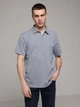 Поло длинное мужское Colin's CL1080020BLM M Blue Melange (8684890151527) - изображение 1