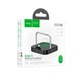Бездротовий зарядний пристрій HOCO CQ16B Astute 2-in-1 desktop charger Black - зображення 6