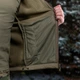 Кофта флісова M-Tac Combat Fleece Polartec, Пісочний, 3XL - зображення 6