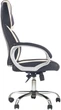 Fotel biurowy Halmar Barton Czarno-Biały (5905248115583) - obraz 2