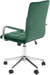 Fotel biurowy Halmar Gonzo 4 Ciemno-Zielony (5905248115989) - obraz 2