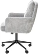 Fotel biurowy Halmar Flores Popielaty (5905248115927) - obraz 3