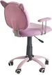 Офісне крісло Halmar Kitty Рожеве (5905248123182) - зображення 2