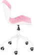 Офісне крісло Halmar Matrix 3 Рожево-біле (5905248123236) - зображення 3