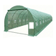 Усиленная садовая теплица парник 30м2 10х3х2 м, LEOBRO Garden Green LB-G126-GRN с рамой из оцинкованной стали, зеленая - изображение 8