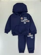 Детский теплый спортивный костюм Zara (худи + брюки) для мальчика 500946 98 см Синий - изображение 1