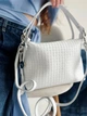 Небольшая сумка с ручками плетеная кожа ARTiS Bags 1669 4811-5113 Белая - изображение 3