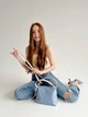 Маленькая кожаная сумка ARTiS Bags 1669 4814-5112 Голубая - изображение 4