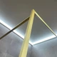 Душевая стенка DUSEL Walk-In WL172G Gold 1000*2000 (8мм) - изображение 8