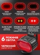 Велофара на аккумуляторе передняя комплект фара на велосипед задний фонарь на самокат мотоцикл велосипед с аккумулятором на руль с юсб зарядкой водонепроницаемый лихатрик мигалка блималка мощный велофонарик OnePro Черный 73974 - изображение 2