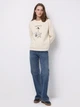 Свитшот женский Colin's CL1077352OFW M Off White (8684112954080) - изображение 3