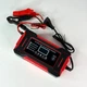 Зарядний пристрій для автомобільних акумуляторів 12V, портативна інтелектуальна зарядка для свинцево-кислотних акумуляторів Wet, MF, Gel, AGM з режимом Pulse Repair, для авто, мото та вантажних батарей, BC-006-Red - зображення 2