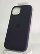 Чехол противоударный силиконовый Silicone Case with MagSafe для Apple Iphone 15 (6.1") Midnight Black - изображение 3