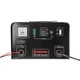 Зарядний пристрій 12-24 В, 600 Вт, 230 В, 30/20 А INTERTOOL AT-3015 - зображення 4