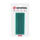 Комплект клейових стрижнів зелених, 7,4×100 мм, 12 шт. INTERTOOL (RT-1058) - изображение 1