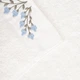 Рушник Homla Tiana з вишитими блакитними квітами 70 x 130 см (5906496770173) - зображення 2