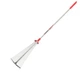 Граблі віялові 15 прутів, металева рукоятка, регулювання ширини 20-65см. INTERTOOL FT-3008 - зображення 2