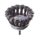 Щітка чашкова 75 мм для дриля, 1/4" (пучки крученого дроту) INTERTOOL BT-3075 - изображение 3