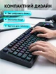 Клавиатура игровая механическая с подсветкой автоматическое отключение геймерская для компьютера ПК телефона планшета ноутбука английская раскладка Aula - изображение 4