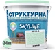 Краска цветная структурная SkyLine 0515-G 24 кг Зефрай (4821044021075) - изображение 2
